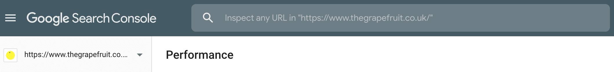 Google Search Console URL Inspection