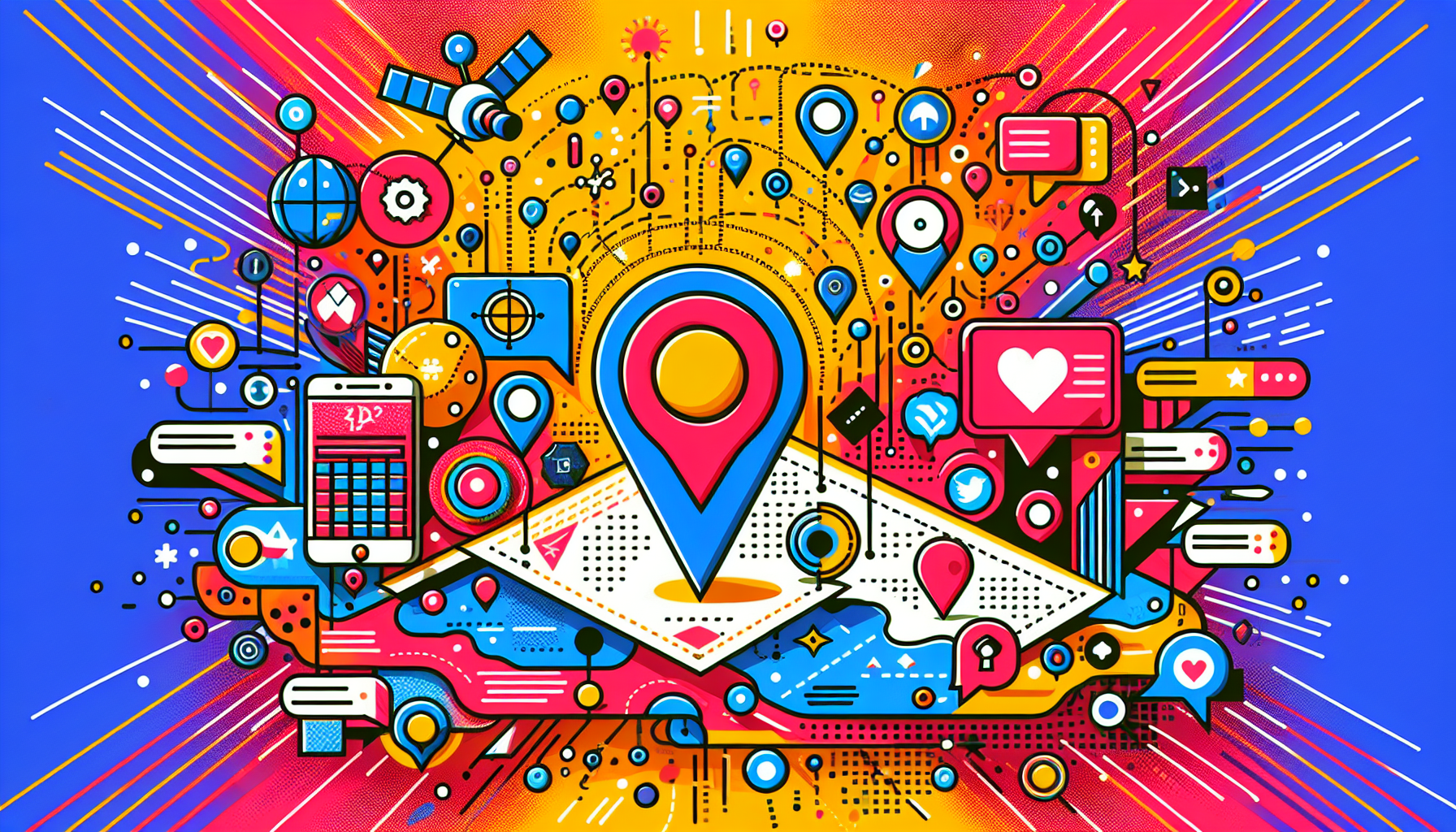 An illustration explaining what geotagging is and its significance.