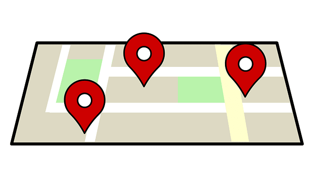 Map rankings in the local search results